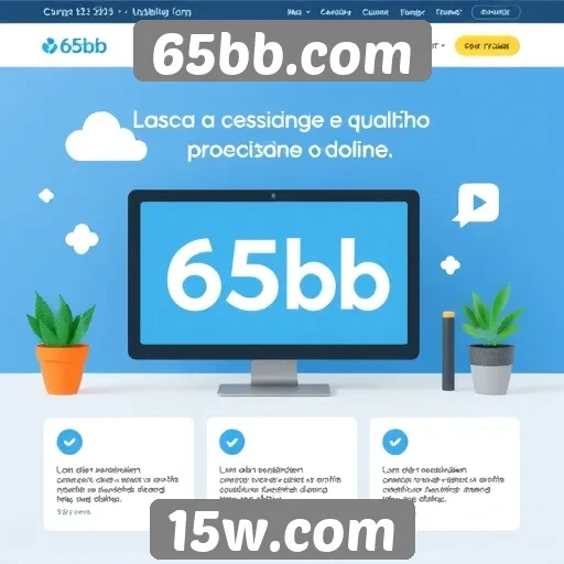 Acessibilidade e usabilidade do site 65bb.com